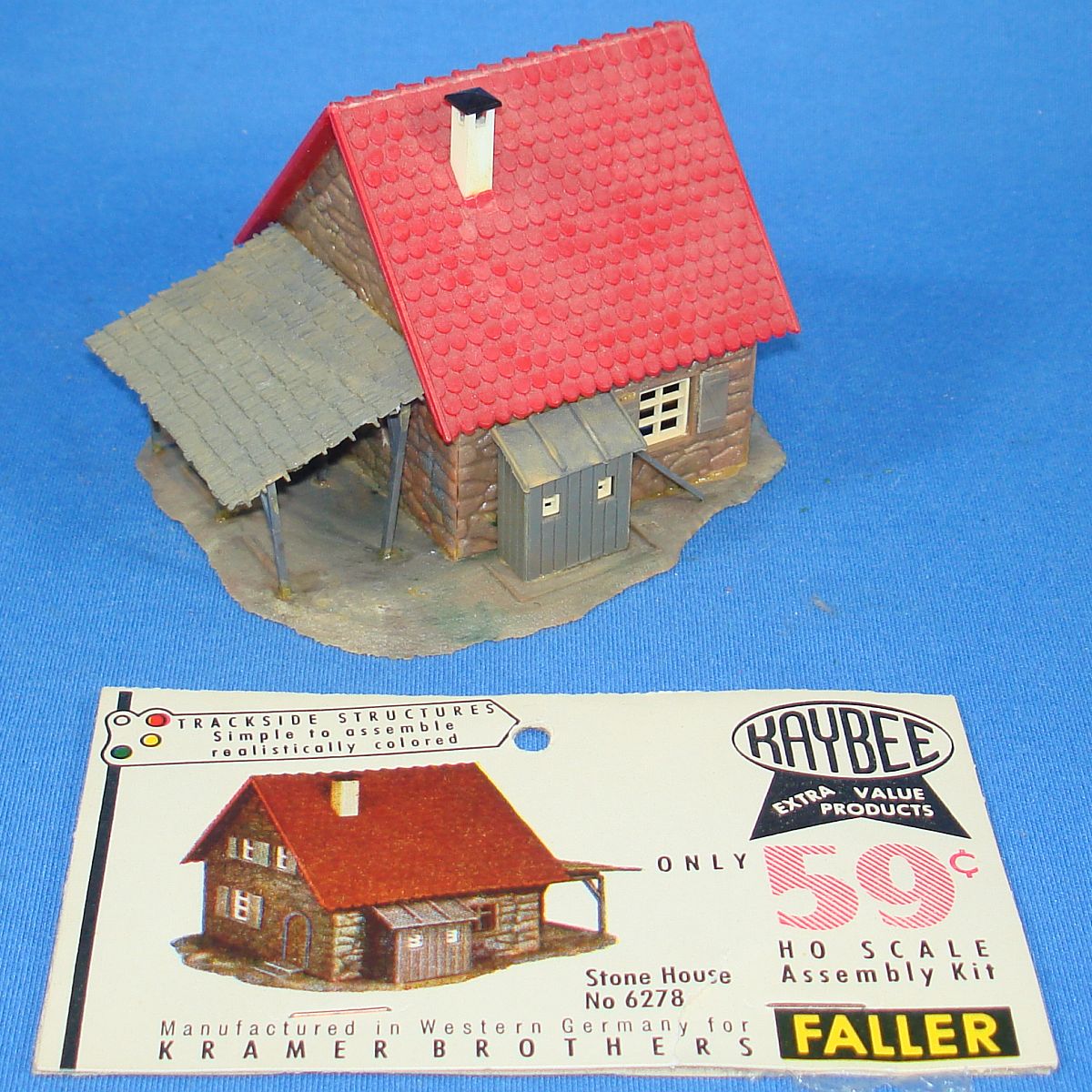 Faller Kaybee Kramer Brothers Trackside Structures HO Scale Assembly Kit Stone House 6278
