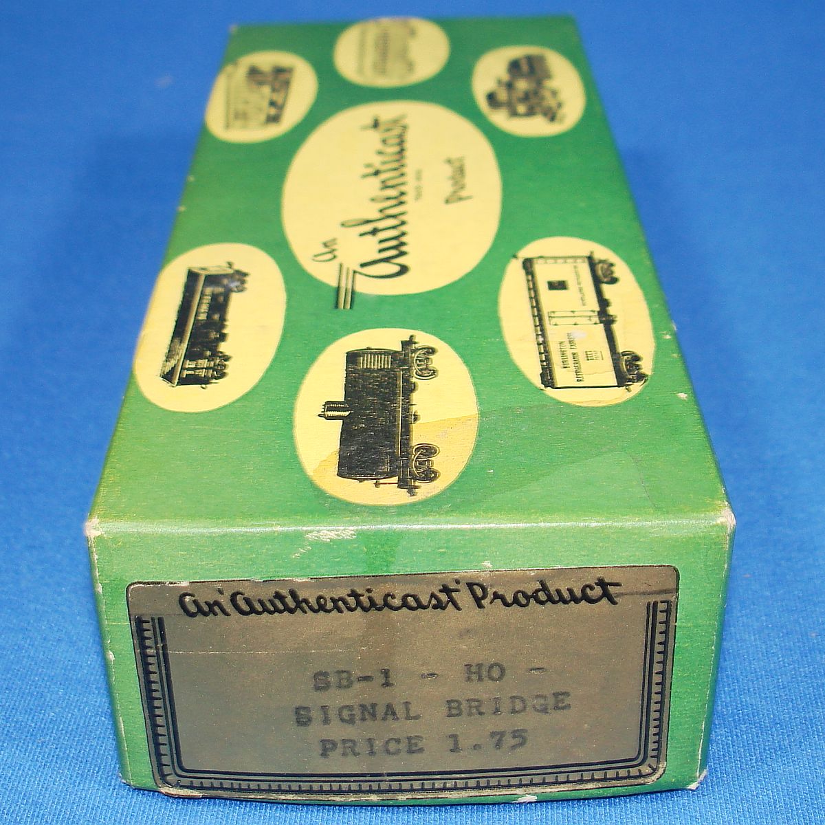 Vintage HO Gauge Comet Metal Products Authenticast Railroad Signal Bridge SB-1 Box