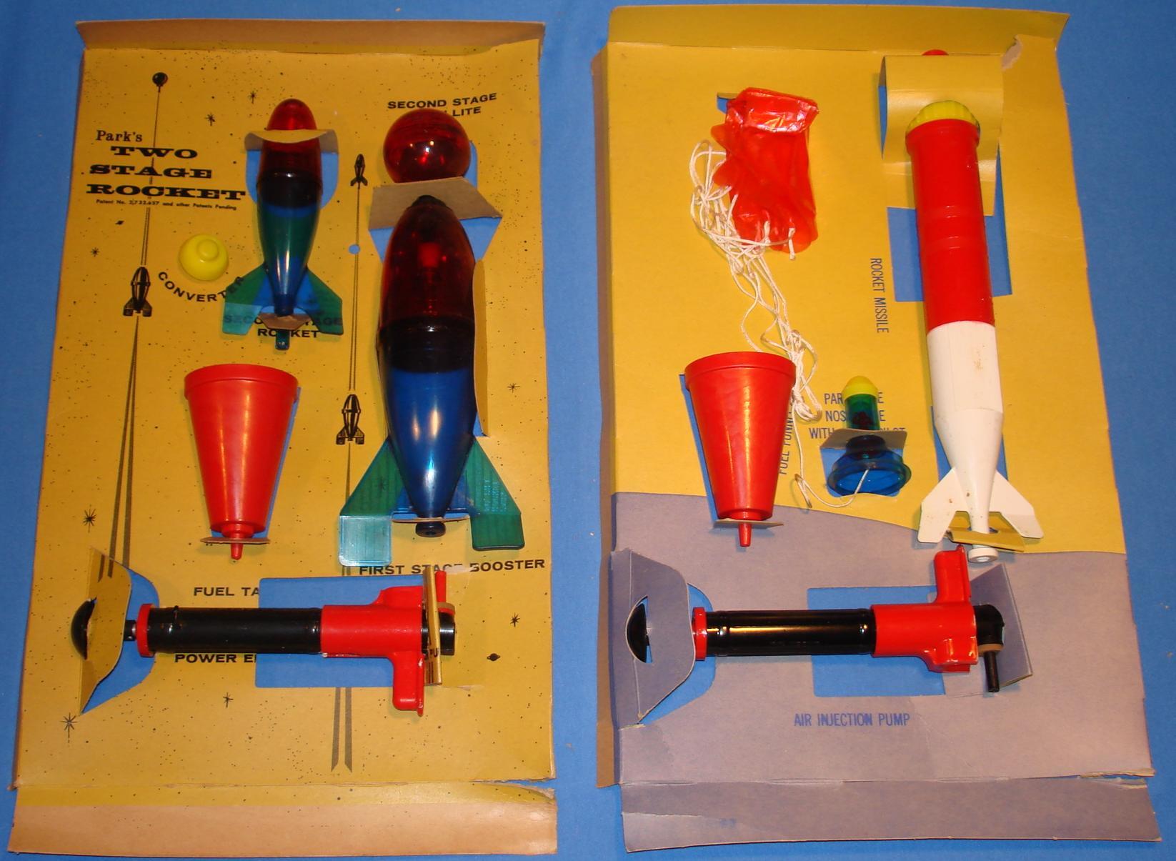 vintage water rocket toy