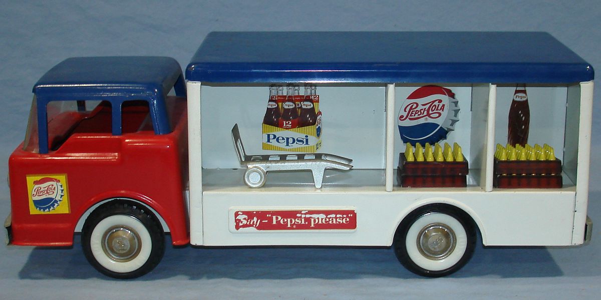 vintage pepsi cola toy truck