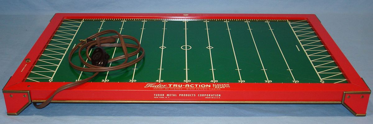 Vintage Tudor Metal Products Tru Action Electric Football Game