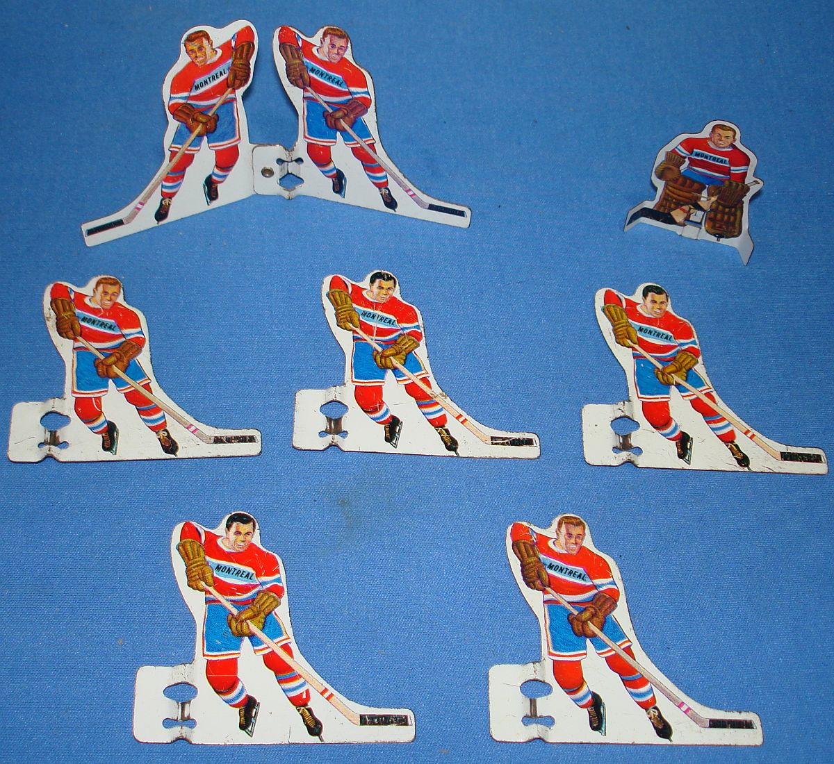 Vintage Sears Professional Hockey Table Game Power Play Shot Maker Goalie Montreal Canadians Team Vintage Sears Professional Hockey Table Game Power Play Shot Maker Goalie Montreal Canadians Team