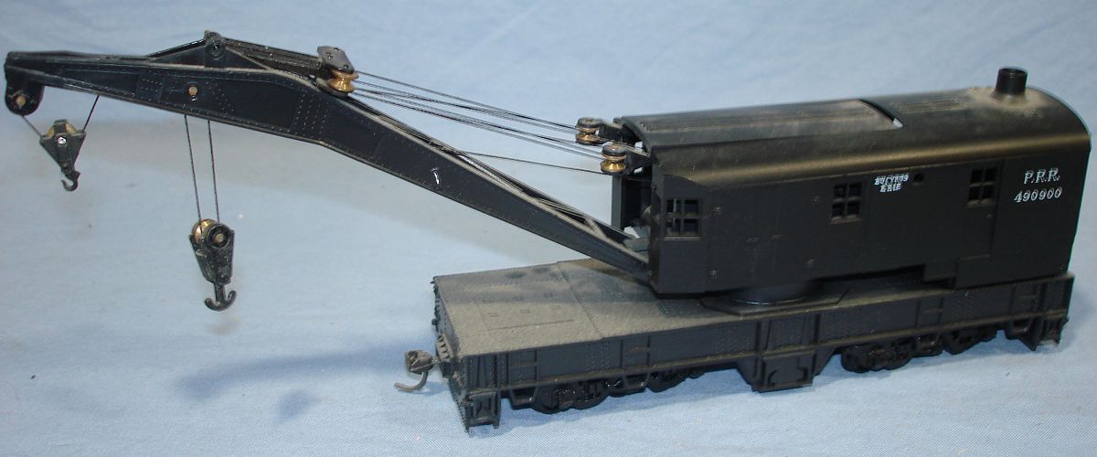 ATHEARN HO SCALE TRAIN 200 TON BUCYRUS ERIE CRANE CAR PRR PENNSYLVANIA 