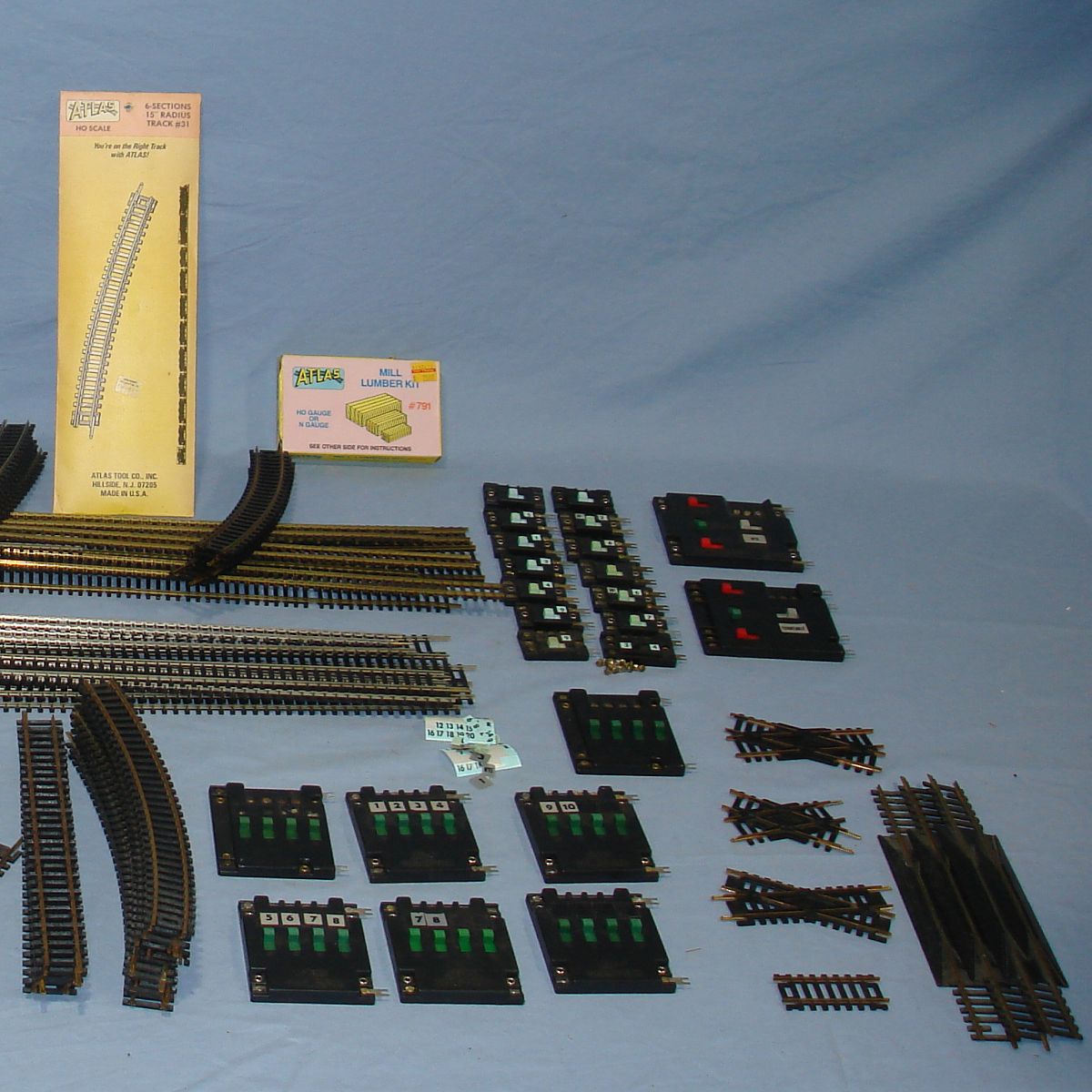  HO Gauge Model Railroading Brass Nickel Silver Train Track Switches