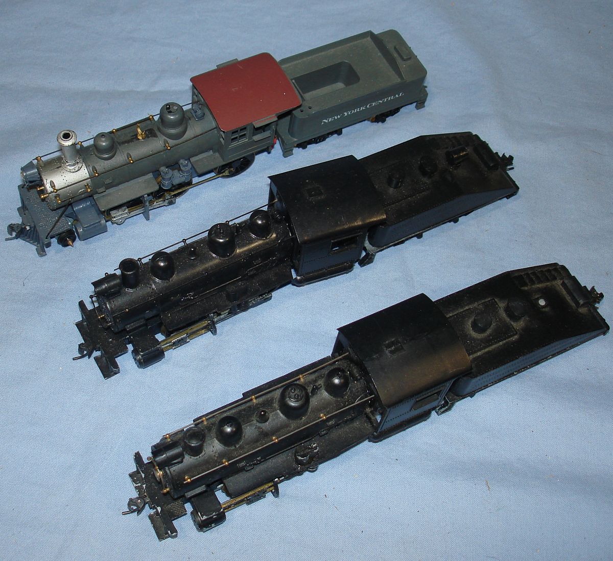 Vintage HO Gauge Model Railroad Train Brass Engines Steam Locomotives 