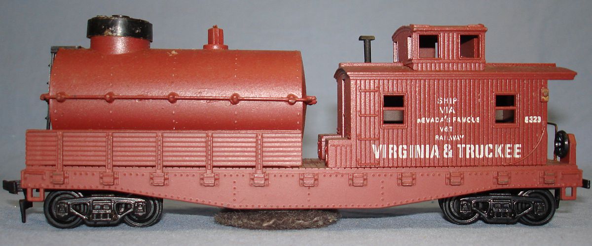 Vintage Life-Like Products Virginia Truckee V&T Railway Track Cleaning Caboose Car #5323 Fluid Tank