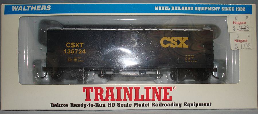 Walthers Trainline CSX CSXT #135724 Track Cleaning Car 40 Foot Freight Boxcar #951-752