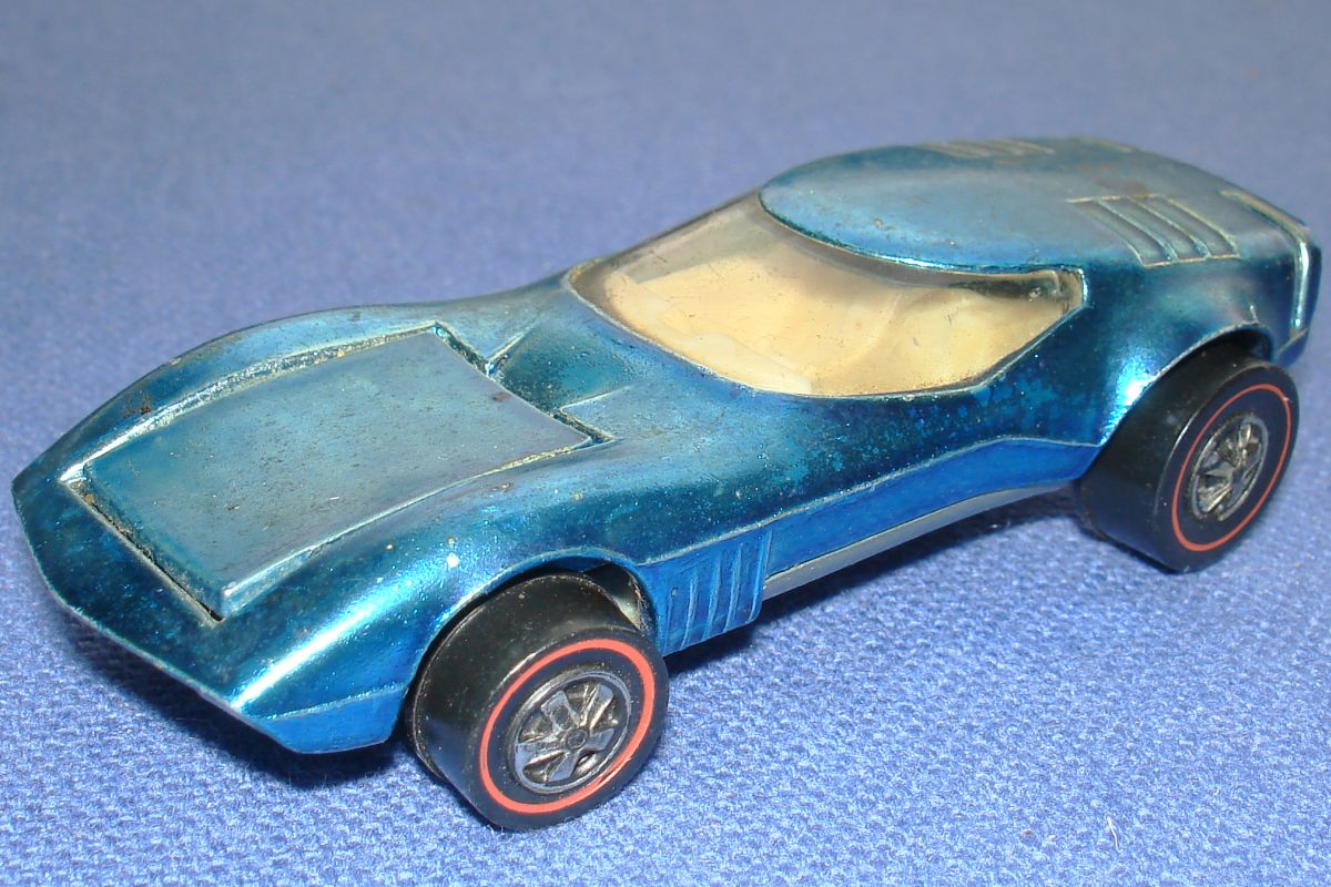 Mattel Hot Wheels Diecast Blue Torero Hood