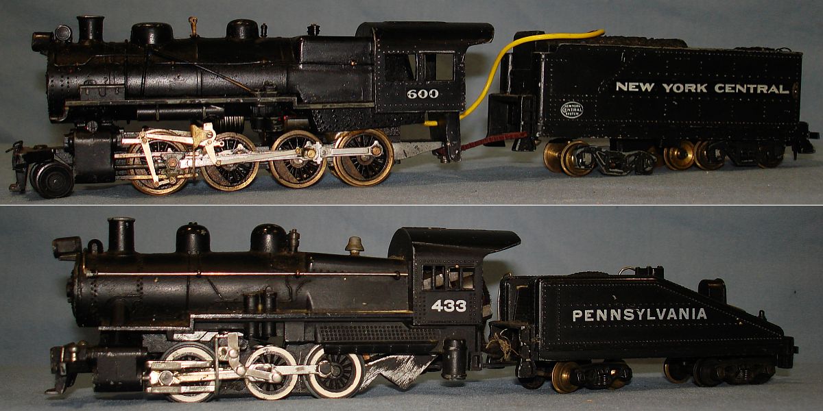 Vintage Unknown Model Railroad HO Train Steam Engines 2-8-0 0-6-0 Locomotives