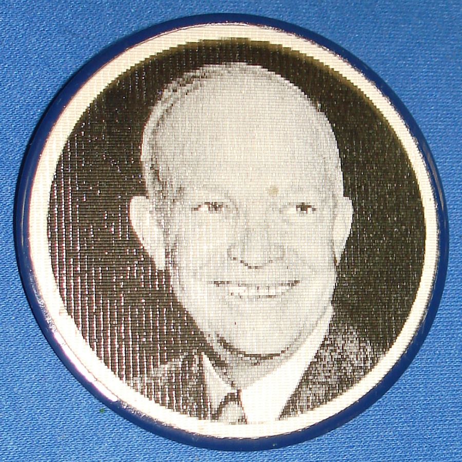 Vintage Dwight David Eisenhower Presidential Political Flasher Pin Smiling Face Vintage Dwight David Eisenhower Presidential Political Flasher Pin Smiling Face