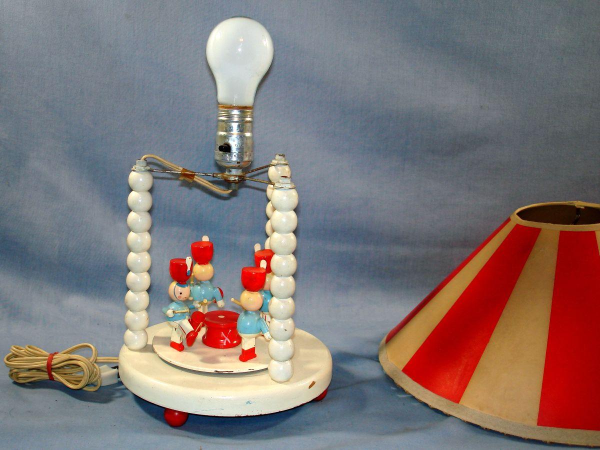 vintage irmi nursery lamp