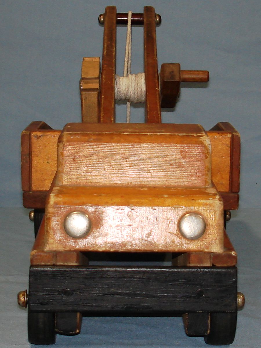 VINTAGE 1960`S COMMUNITY RIFTON NY WOOD TOY TOW TRUCK eBay