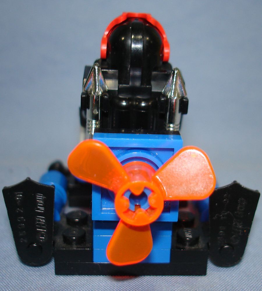 Lego System Aquazone Shark Scout Sub Vehicle & Minifig #6115 Aft
