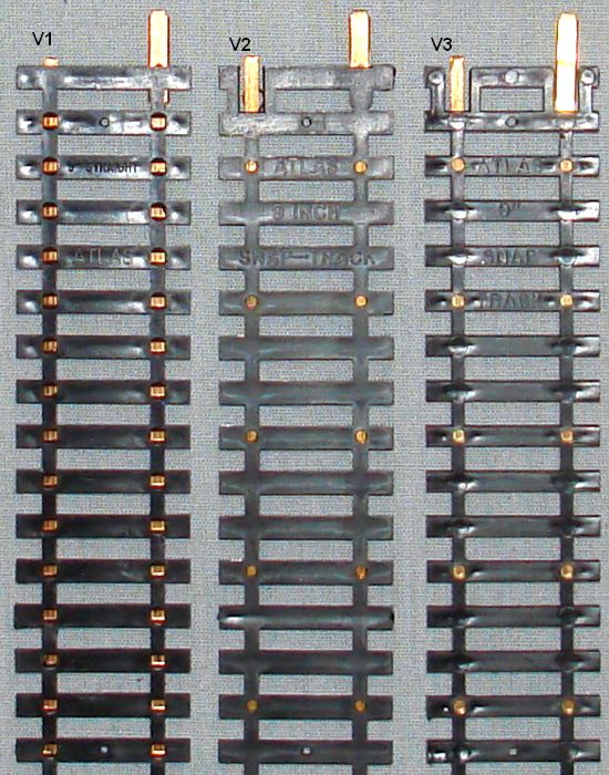 Atlas HO Gauge Model Railroad Train Track Brass Rails Version One V1 Reverse