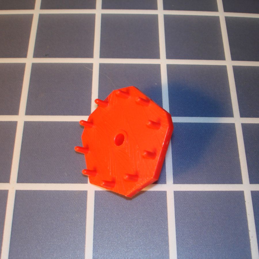 Ideal Mouse Trap Game Piece Red Gear