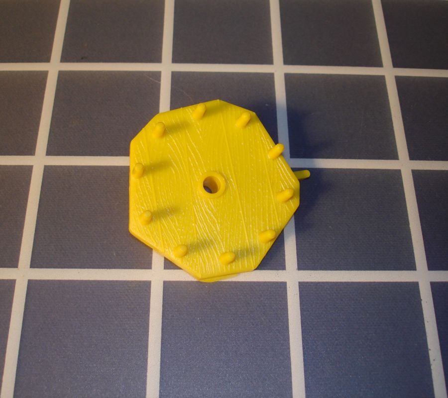 Ideal Mouse Trap Game Piece Yellow Gear