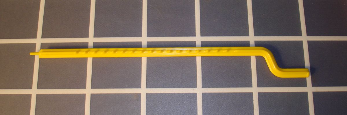 Ideal Mouse Trap Game Piece Yellow Cage Post