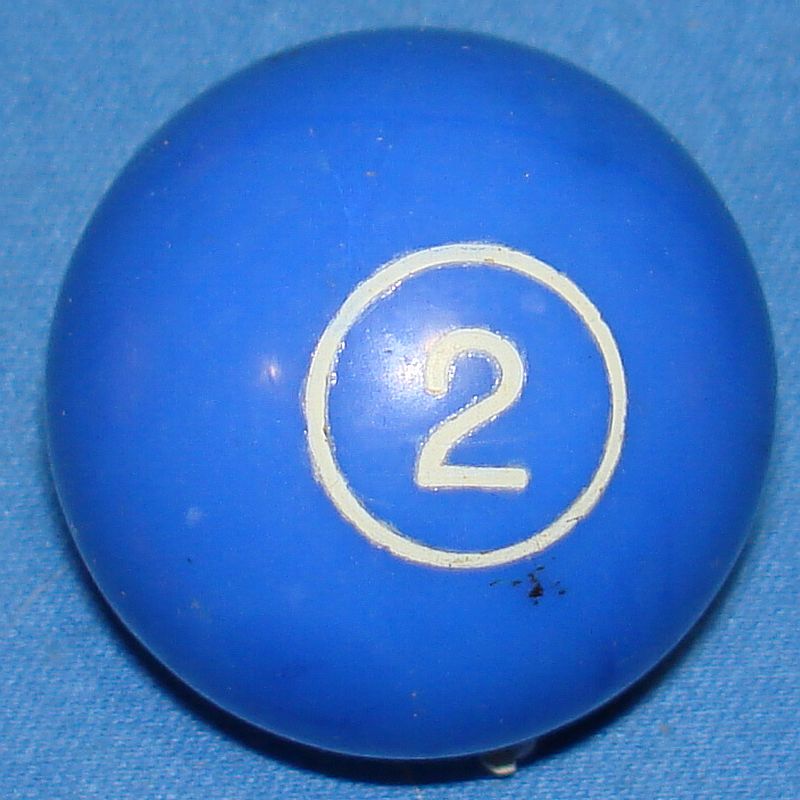 Vintage Aurora Plastics Corporation Skittle Pool Game #5511 Blue Two 2 Ball Vintage Aurora Plastics Corporation Skittle Pool Game #5511 Blue Two 2 Ball