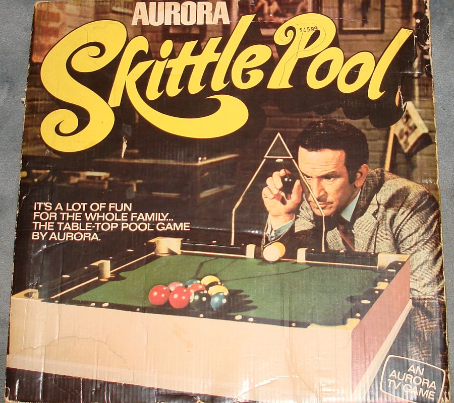 AURORA PLASTICS CORPORATION SKITTLE POOL GAME 5511 ORANGE FIVE 5 BALL