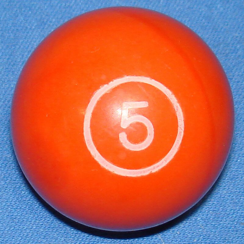 Vintage Aurora Plastics Corporation Skittle Pool Game #5511 Orange Five 5 Ball Vintage Aurora Plastics Corporation Skittle Pool Game #5511 Orange Five 5 Ball