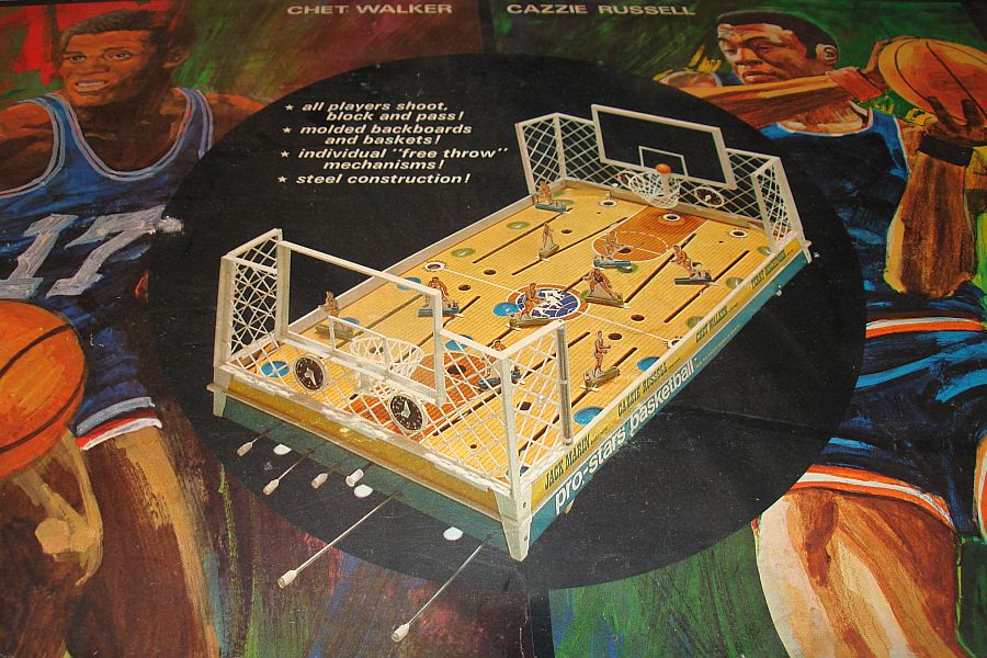 Vintage Coleco Pro-Stars Action Basketball Game #5405 Box Lid Graphics Vintage Coleco Pro-Stars Action Basketball Game #5405 Box Lid Graphics