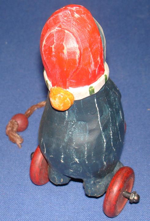 Hand Carved Wood Walter Lantz Chilly Willy Penguin Hat