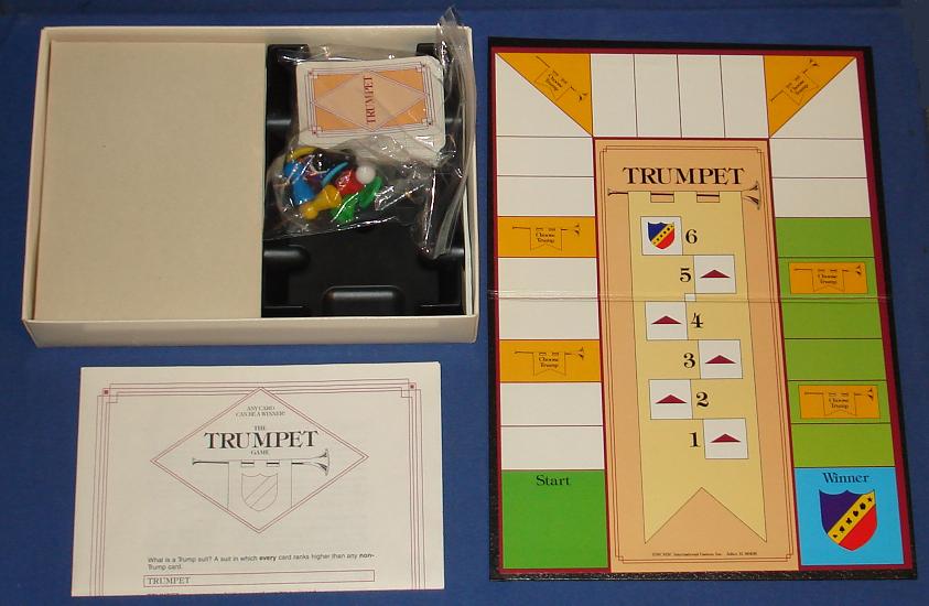 THE TRUMPET BOARD GAME INTERNATIONAL GAMES 1990 VERSION VintageToys