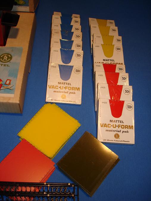 Mattel Vacuform Accessories Material Packs