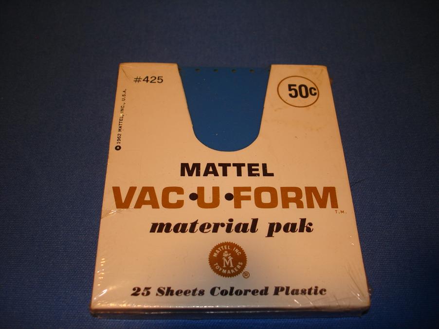 Mattel Vacuform Material Pak #425