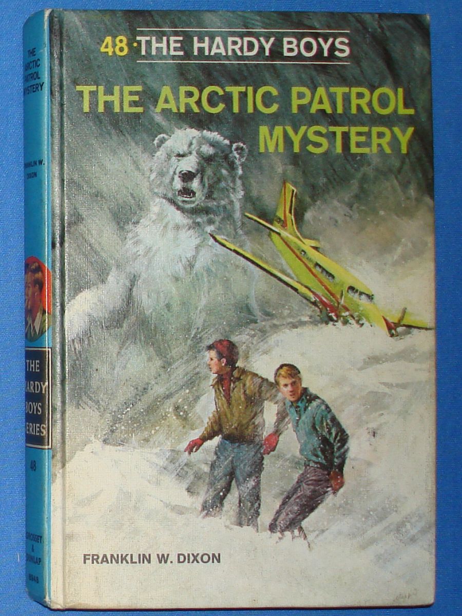Vintage The Hardy Boys Series The Arctic Patrol Mystery Franklin W Dixon #8948 Grosset & Dunlap