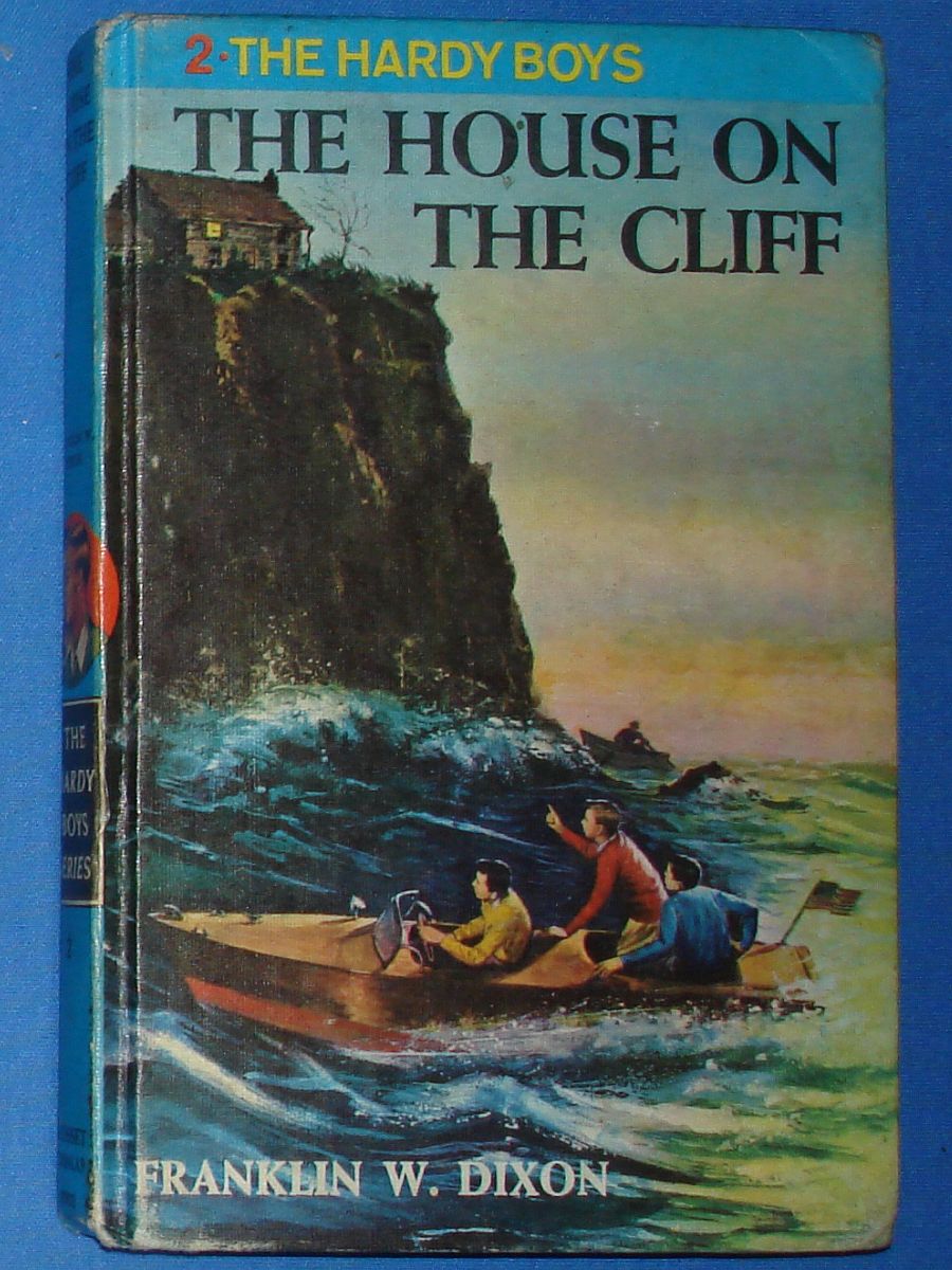 Vintage The Hardy Boys Series The House On The Cliff Franklin W Dixon #8902 Grosset & Dunlap