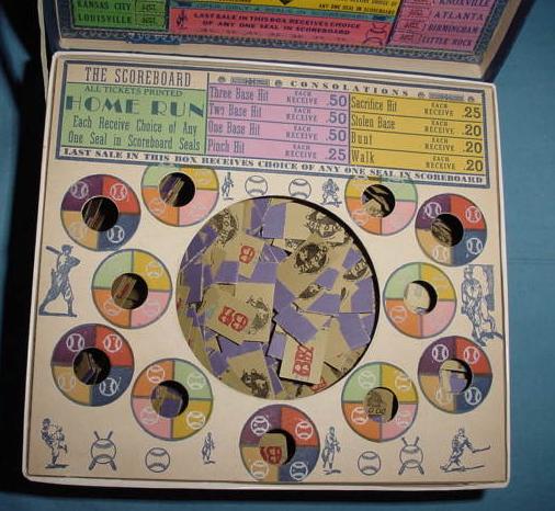 Jar O Do National American League Association Base Ball Ticket Game