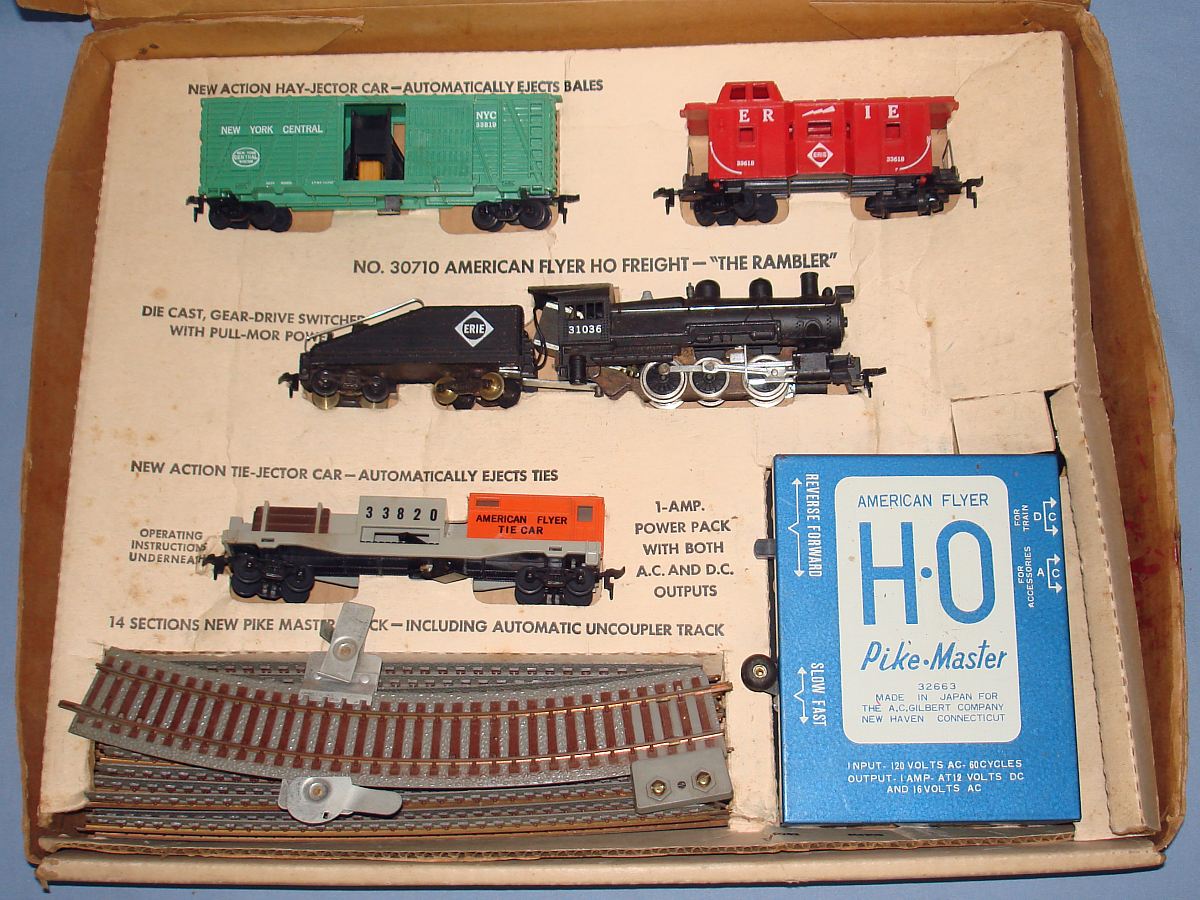 gilbert american flyer train set