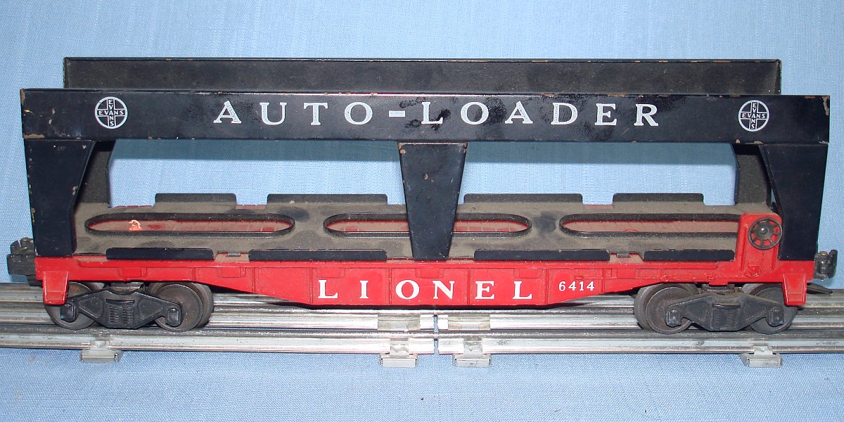 LIONEL ELECTRIC TRAINS 6414 AUTO LOADER AUTOMOBILE TRANSPORT CAR BAR