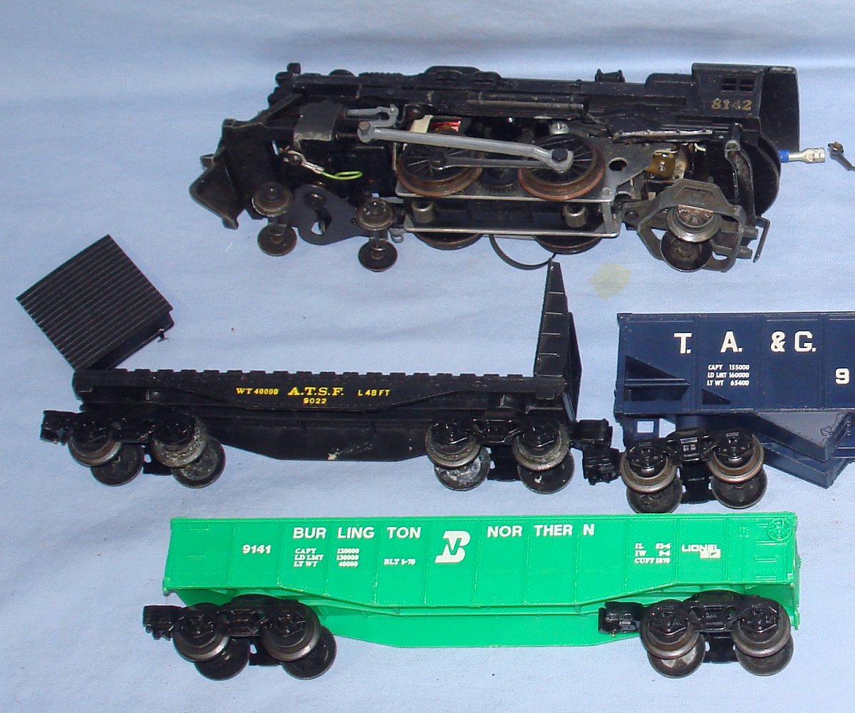 Lionel O Gauge Train Set 8142 Chesapeake & Ohio Steam Locomotive Engine Coal Tender