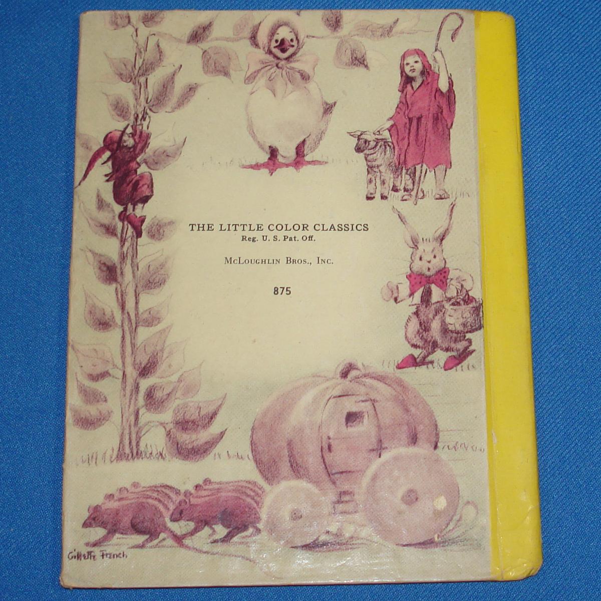 Peter Pig And His Airplane Trip Betty Howe Illustrations Childrens Book #875 Back Cover