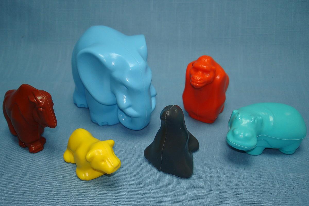 Fisher-Price Toys Set #916 Zoo Animals Lot Goat Elephant Lion Seal Gorilla Hippo Fisher-Price Toys Set #916 Zoo Animals Lot Goat Elephant Lion Seal Gorilla Hippo