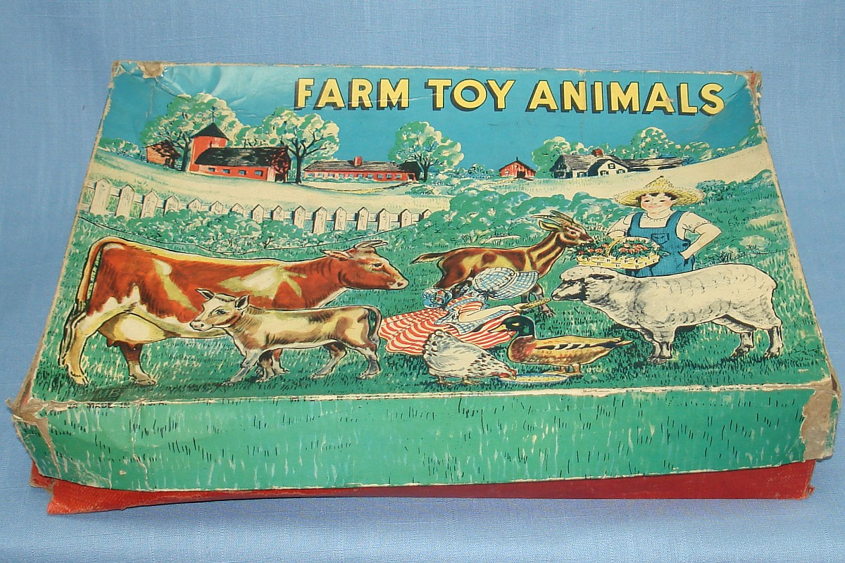 vintage farm toys