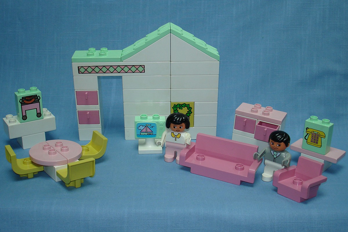 Lego Duplo Preschool Building Toy Family Home 49 Piece Set 2552 Issued 1996 Lego Duplo Preschool Building Toy Family Home 49 Piece Set 2552 Issued 1996