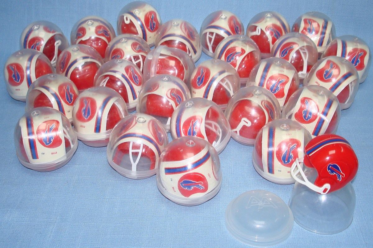 OPI NFL National Football League Miniature Plastic AFC Buffalo Bills Team Helmet OPI NFL National Football League Miniature Plastic AFC Buffalo Bills Team Helmet