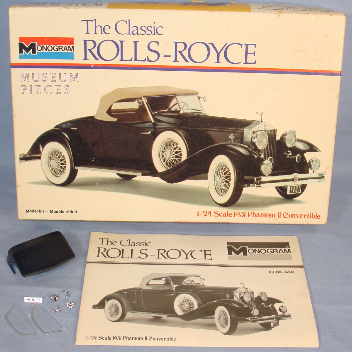 1973 Monogram Mattel Classic Rolls-Royce 1932 Phantom II Convertible Model #8203 Distance Meter 1973 Monogram Mattel Classic Rolls-Royce 1932 Phantom II Convertible Model #8203