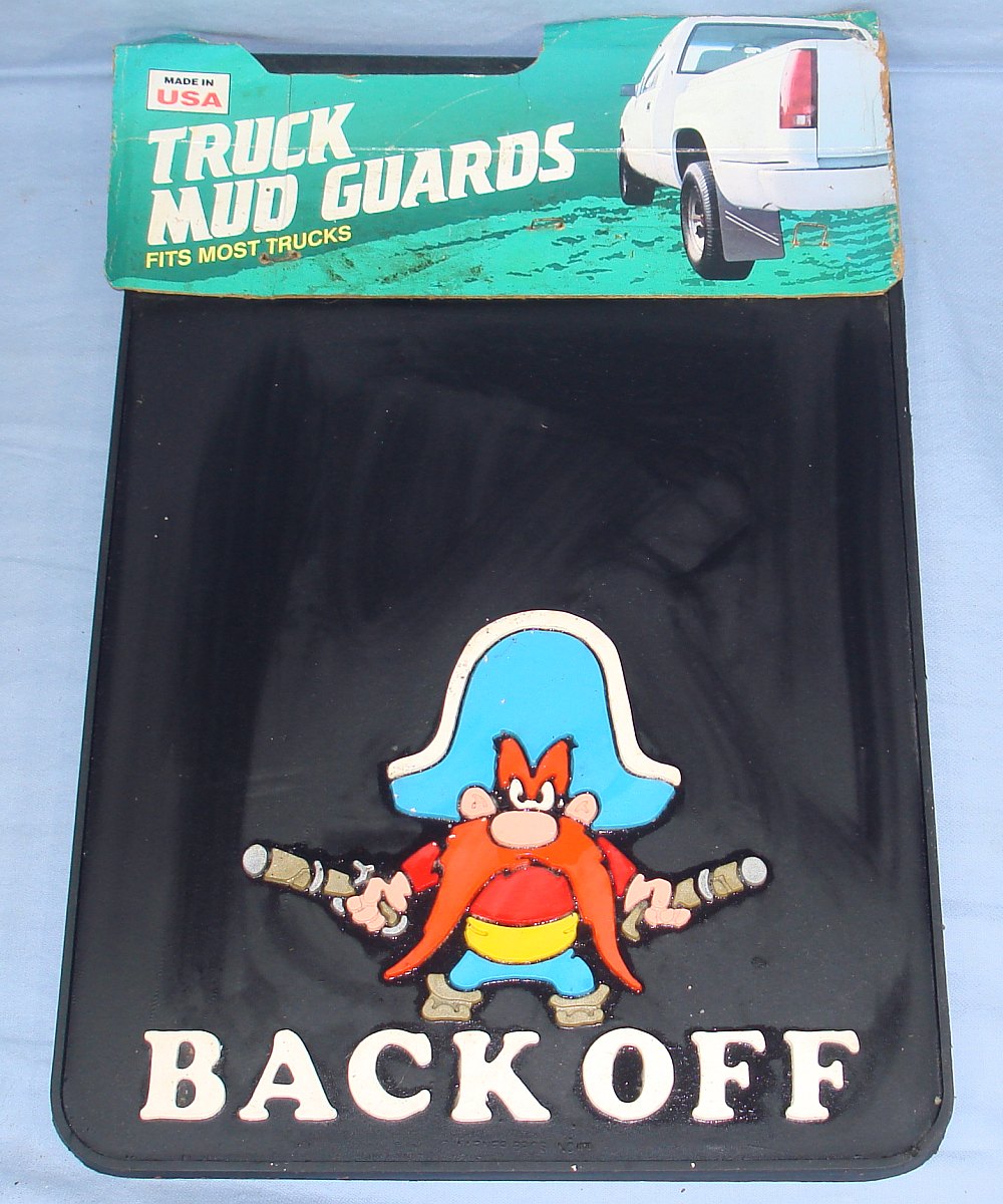1976 warner brothers yosemite sam back off truck mud guards made in usa vintagetoys com item 29467 1976 warner brothers yosemite sam back
