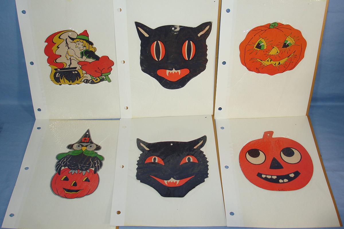 Beistle Halloween Decorations Henry E Luhrs Witch Owl Black Cat Pumpkin Jack-O-Lantern Beistle Halloween Decorations Henry E Luhrs Witch Owl Black Cat Pumpkin Jack-O-Lantern