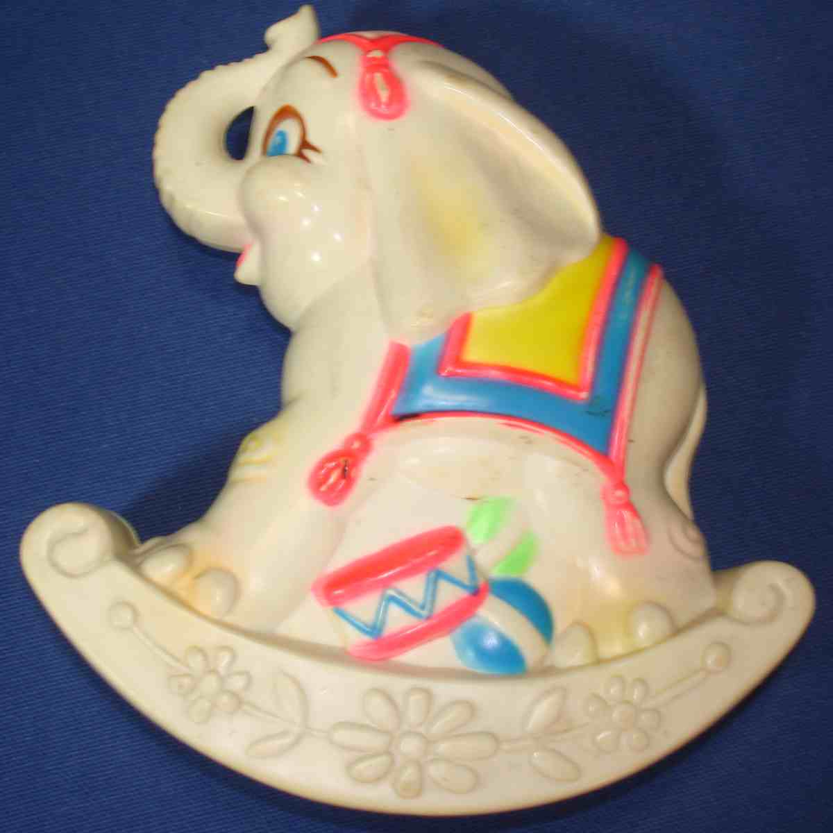 Hard Plastic Musical Rocking Circus Elephant Baby Toy Hard Plastic Musical Rocking Circus Elephant Baby Toy