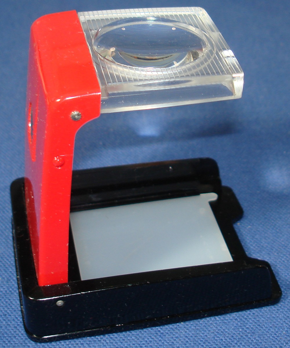 Red Kodaslide Pocket Slide Viewer Magnifier Rochester New York Eastman Kodak Company Red Kodaslide Pocket Slide Viewer Magnifier Rochester New York Eastman Kodak Company