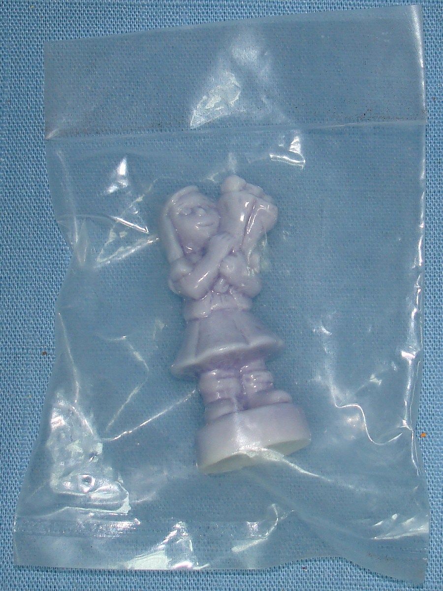 Red Rose Tea Wade Ceramic Miniature Figurines 2008 Calendar Series Made In England May Mother`s Day Lavender Girl & Flowers Red Rose Tea Wade Ceramic Miniature Figurines 2008 Calendar Series Made In England May Mother`s Day Lavender Girl & Flowers