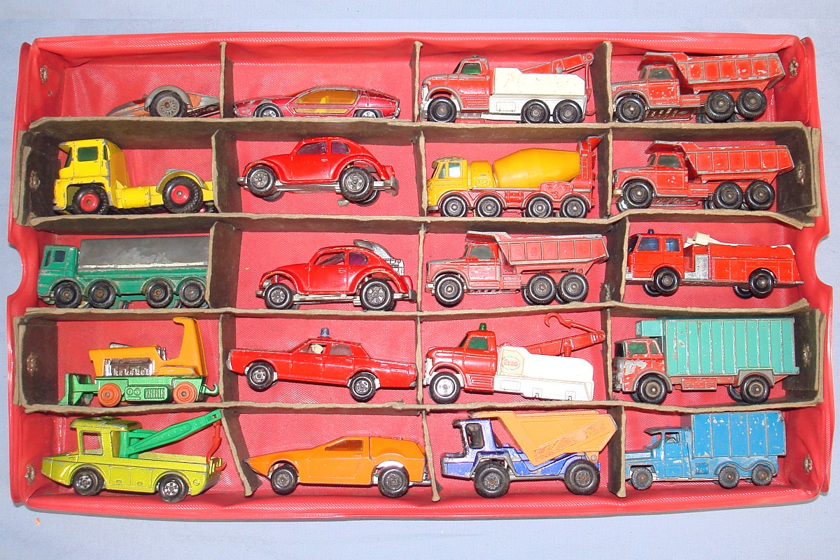 miniature cars and trucks