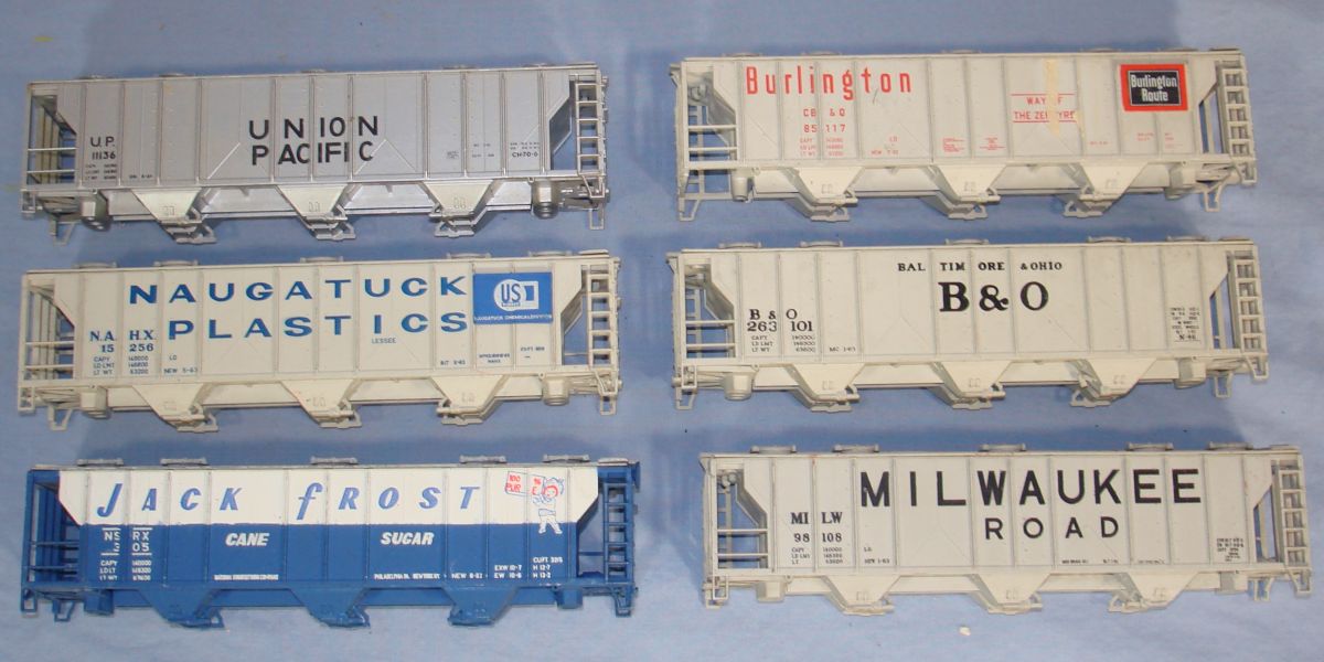 Ahm HO Model Railroad Great Northern Atlantic WP Erie Lackawanna Steel Box Car Lot Ahm HO Model Railroad Great Northern Atlantic WP Erie Lackawanna Steel Box Car Lot