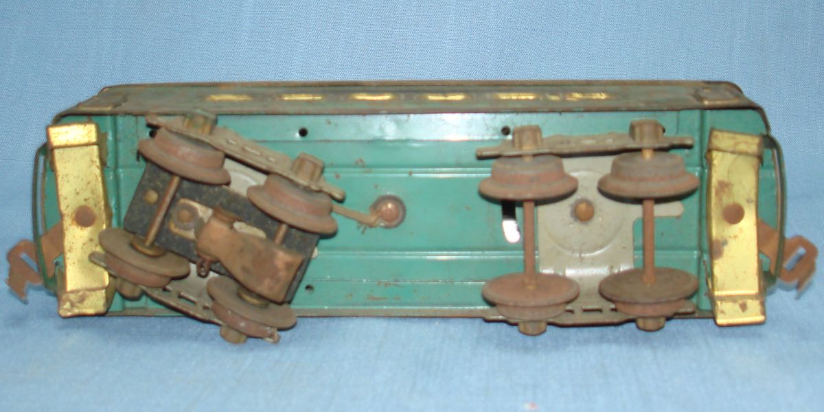 American Flyer Lines O Gauge Model Railroad Rusted Passenger Car 6 Brass Windows Trucks American Flyer Lines O Gauge Model Railroad Rusted Passenger Car 6 Brass Windows Trucks
