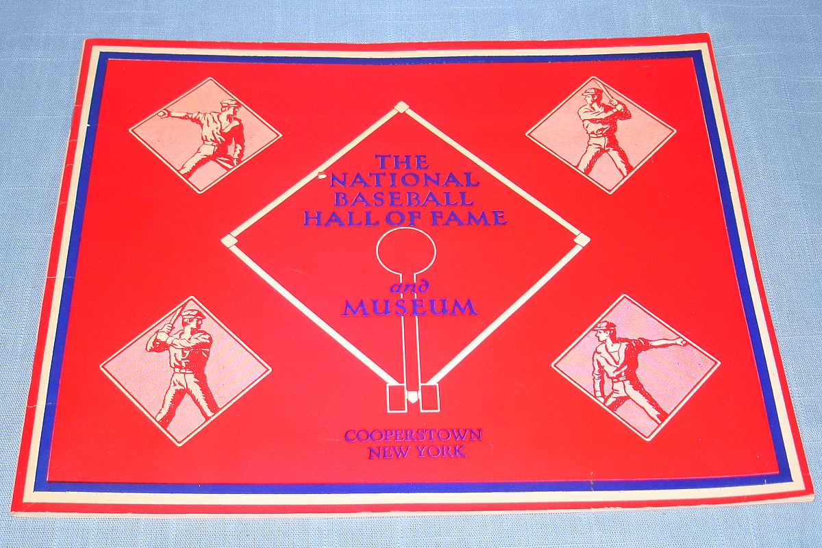 Vintage 1966 The National Baseball Hall Of Fame Museum Cooperstown New York Booklet Vintage 1966 The National Baseball Hall Of Fame Museum Cooperstown New York Booklet